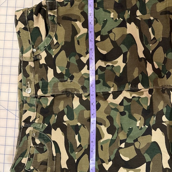 Venus camouflage denim mini skirt - Picture 4 of 5